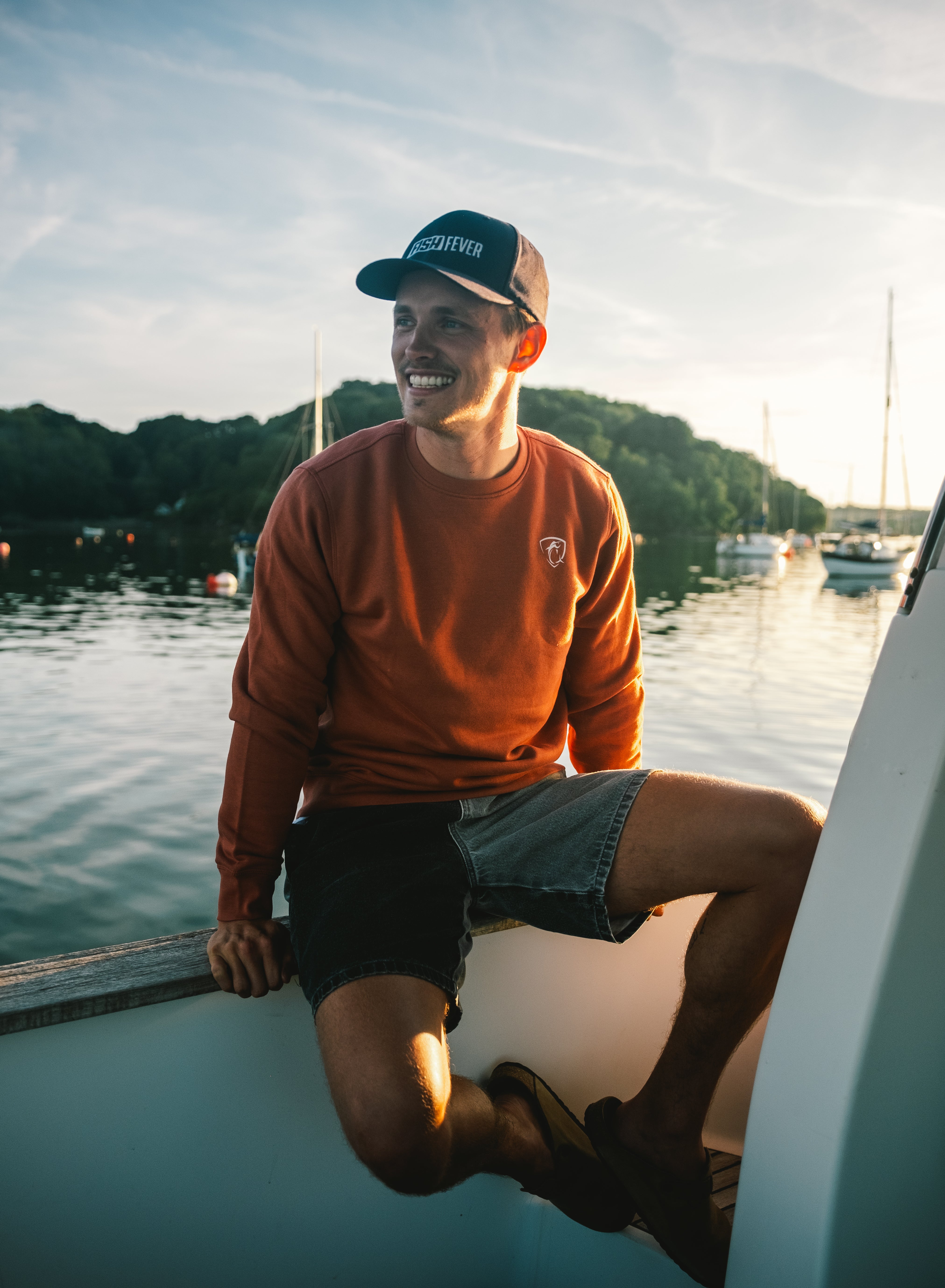 Mens Feverback Slim Crew