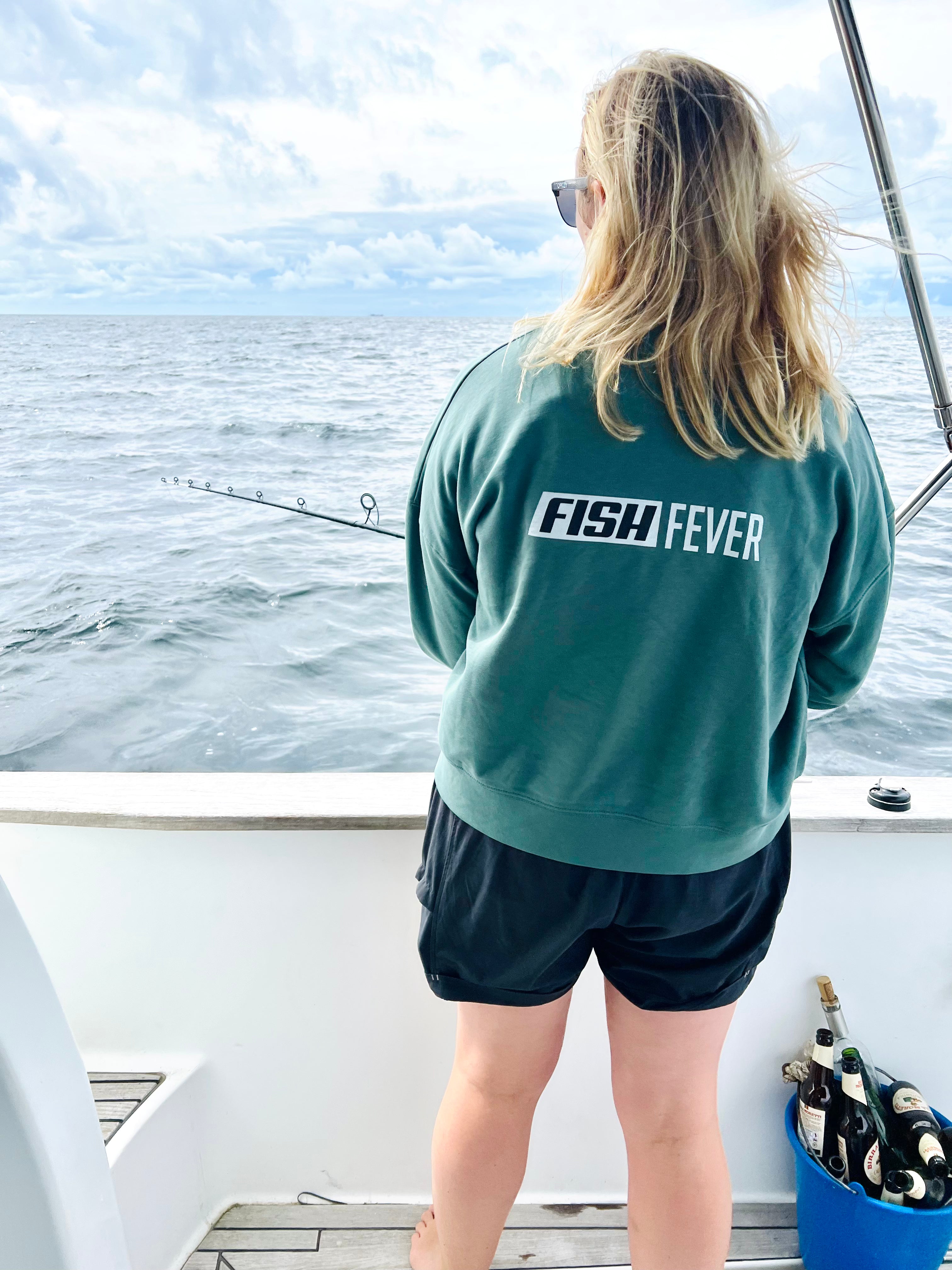 Womens Feverback Boxy Crew