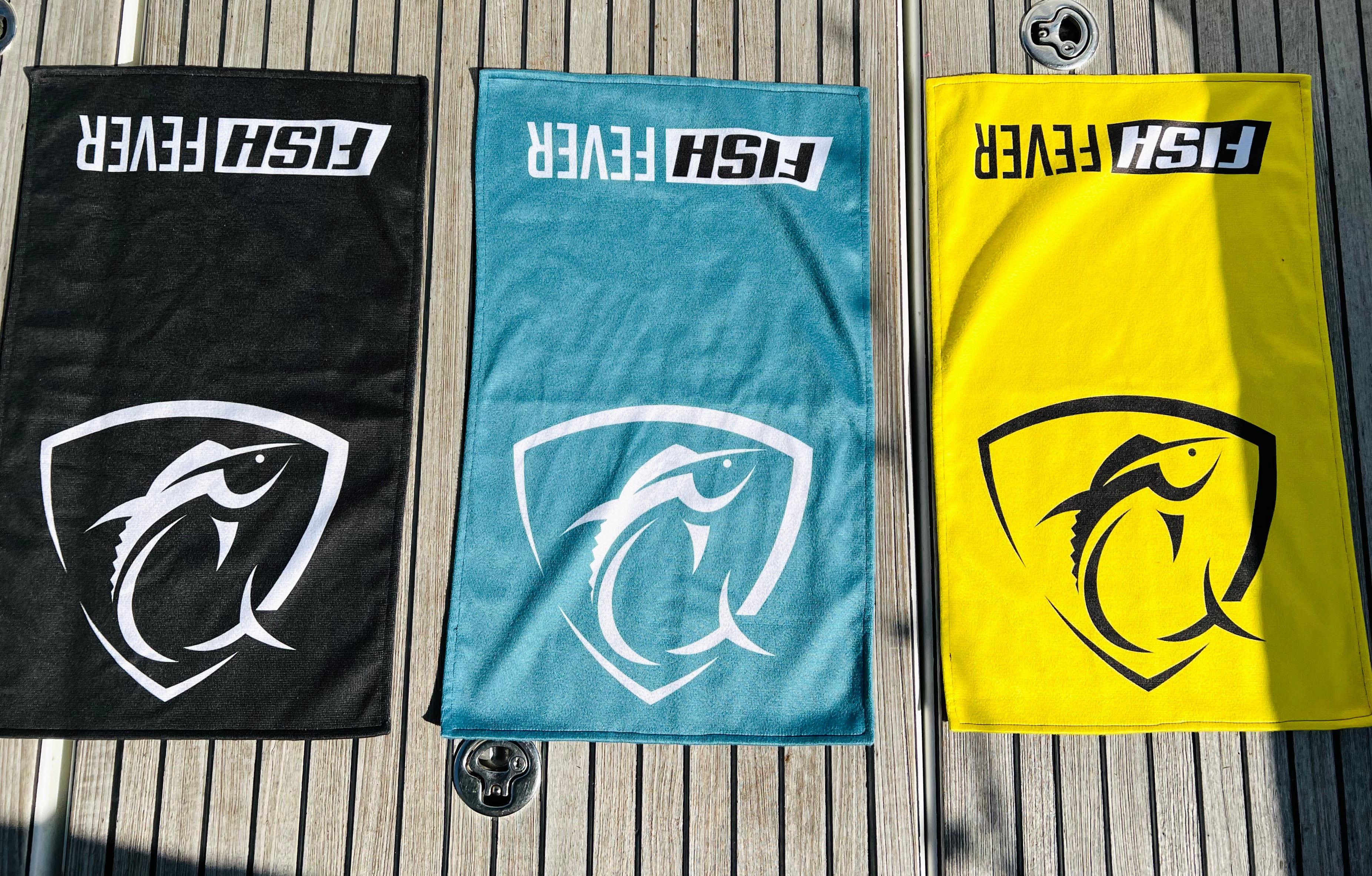 Fish Fever Deck Towel (Blue)