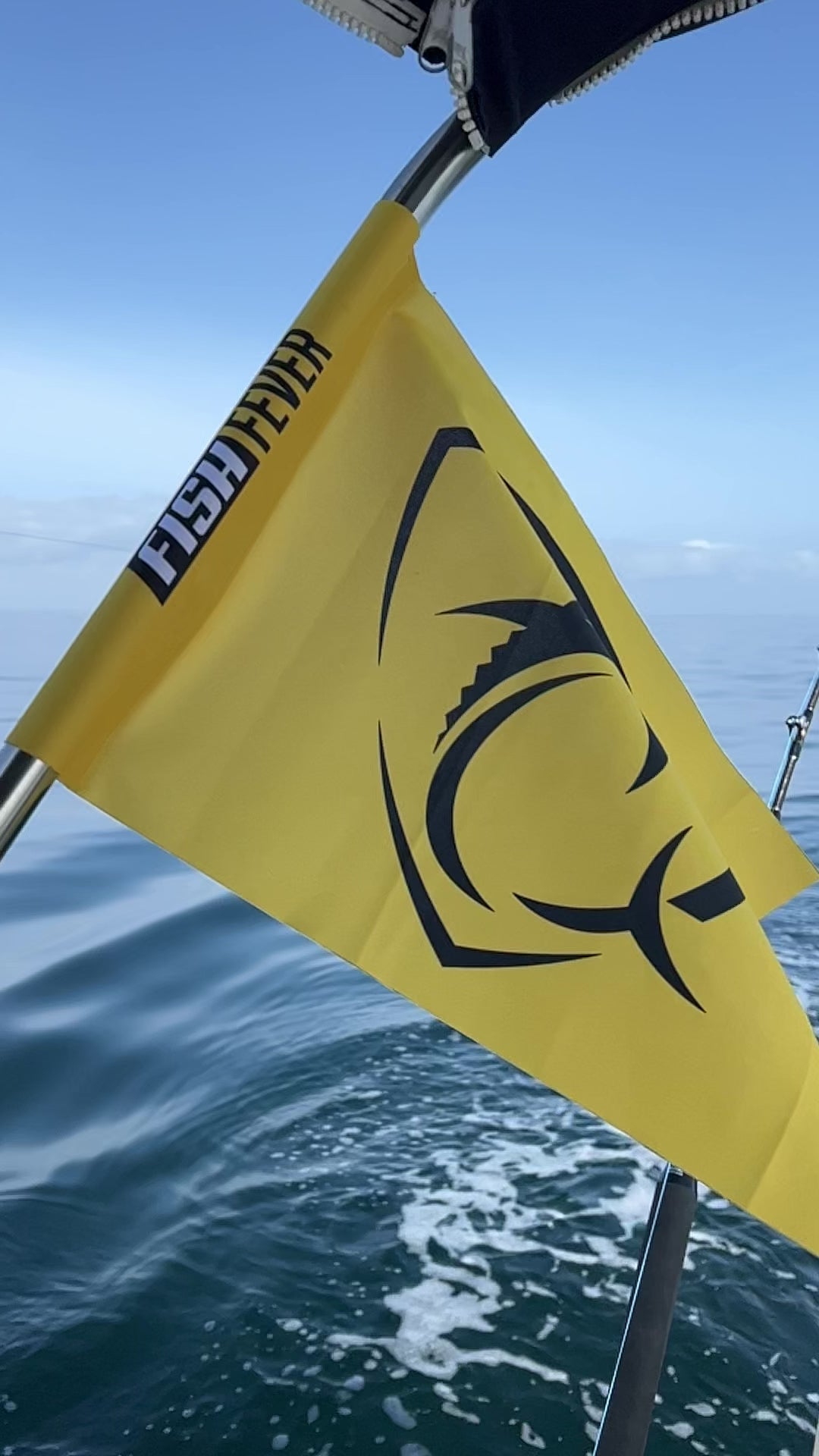 Load video: Fish Fever Boat Flag