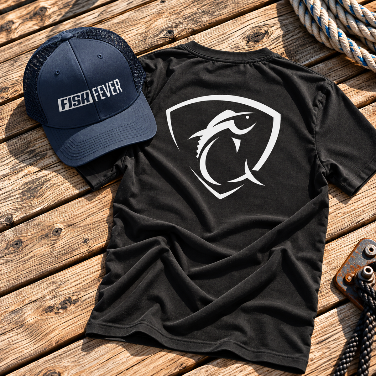ANGLER'S CLASSIC: Black/Navy