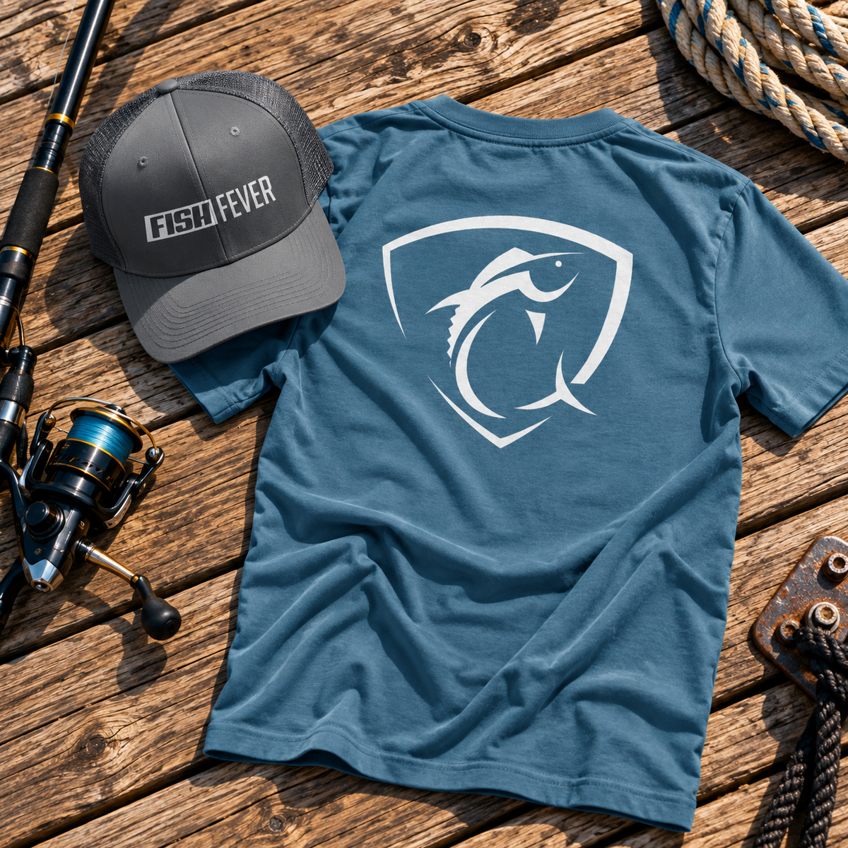ANGLER'S CLASSIC: Blue/Charcoal