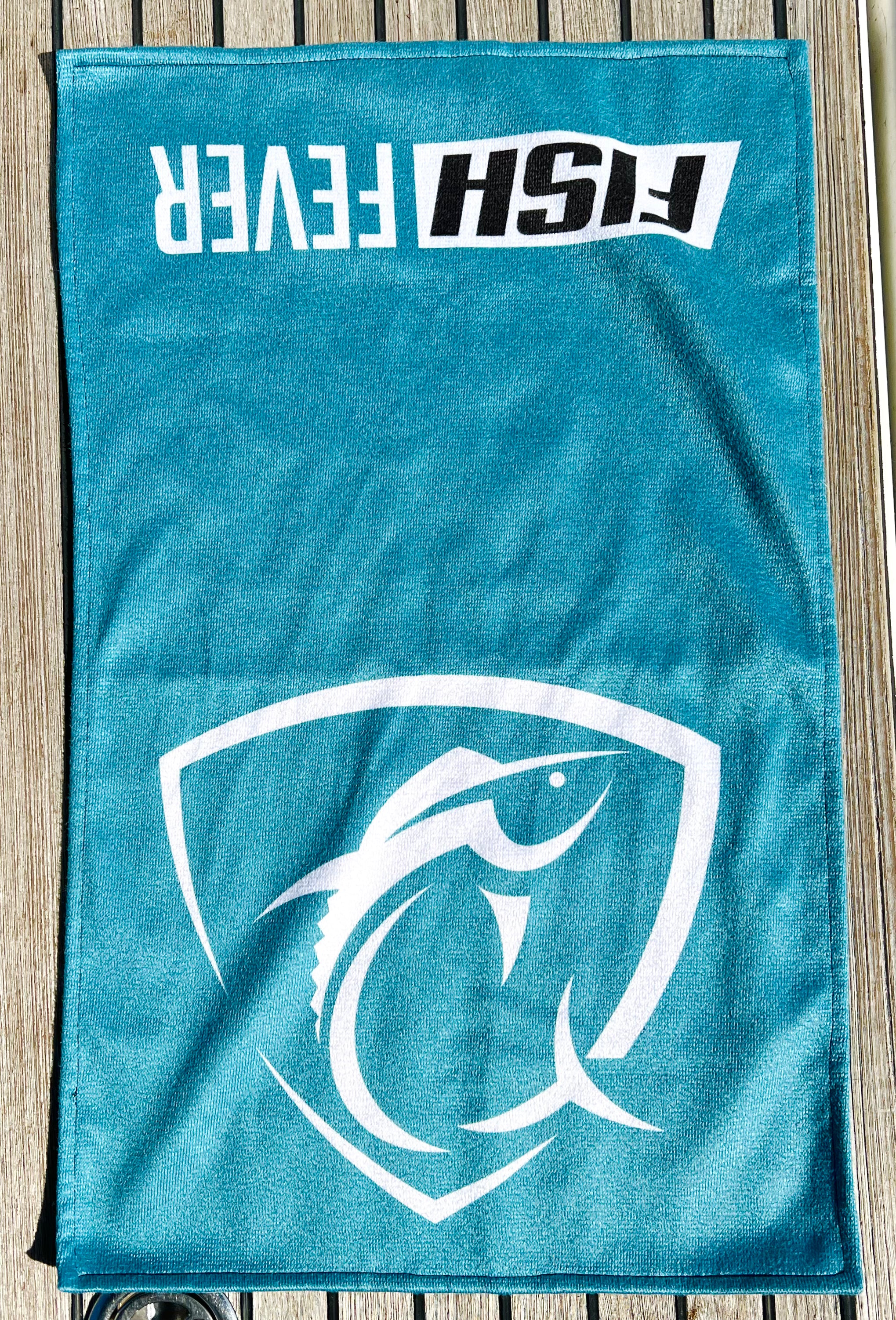 Fish Fever Deck Towel (Blue)